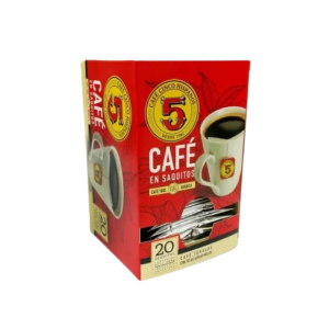 CAFE TORRADO MOLIDO 10 X 20 SAQ. X 5G