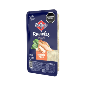 Ravioles pollo y espinaca 500 grs