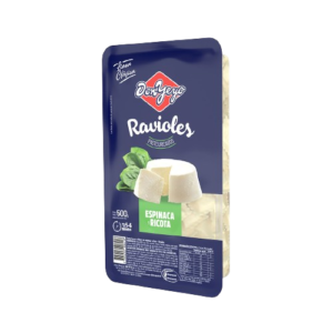 Ravioles Espinaca Ricota y Queso x 500 grs