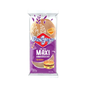 MAXI HAMBURGUESAS C/SESAMO X 4 280grs.