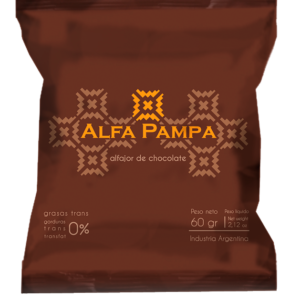 ALFA PAMPA CHOCO NEGRO 24U X 60G