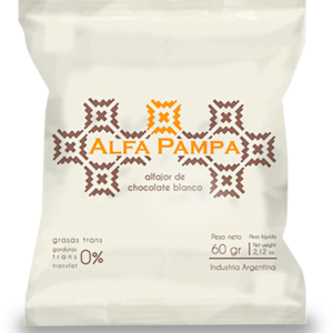 ALFA PAMPA CHOCO BLANCO 24U X 60G