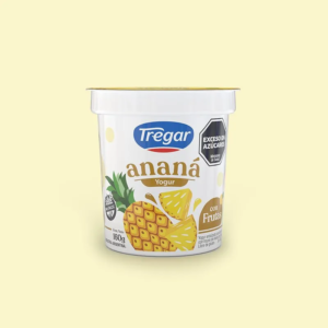 YOG ENT C/FRUT ANANA 18X160 TREG
