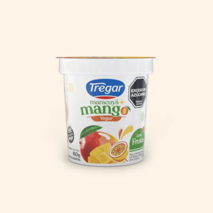YOGUR ENT C/FRUT MANGO/MARACU 18X160