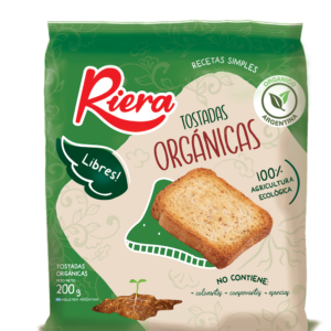 TOSTADAS RIERA ORGANICAS 18X200 GR